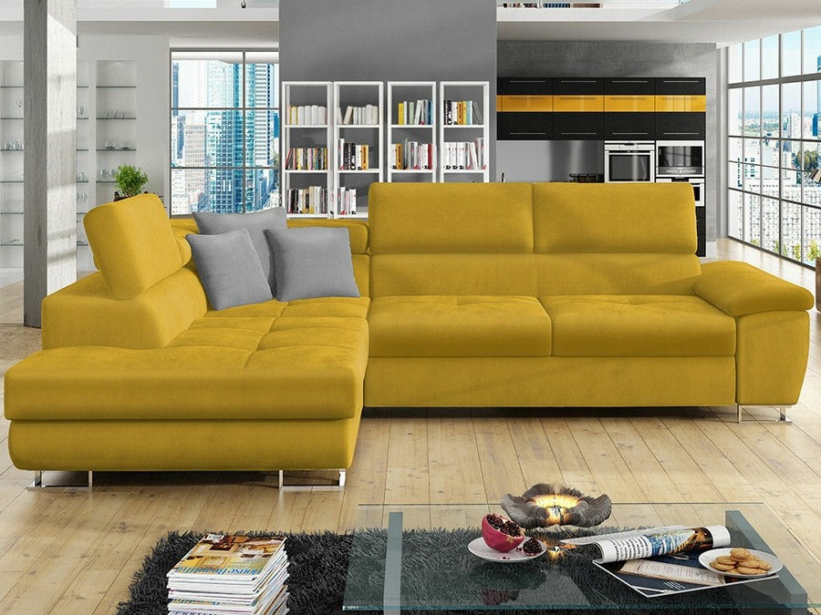 Divano angolare Comfivo Ruta II (Magic Velvet 2234 + Magic Velvet 2217)