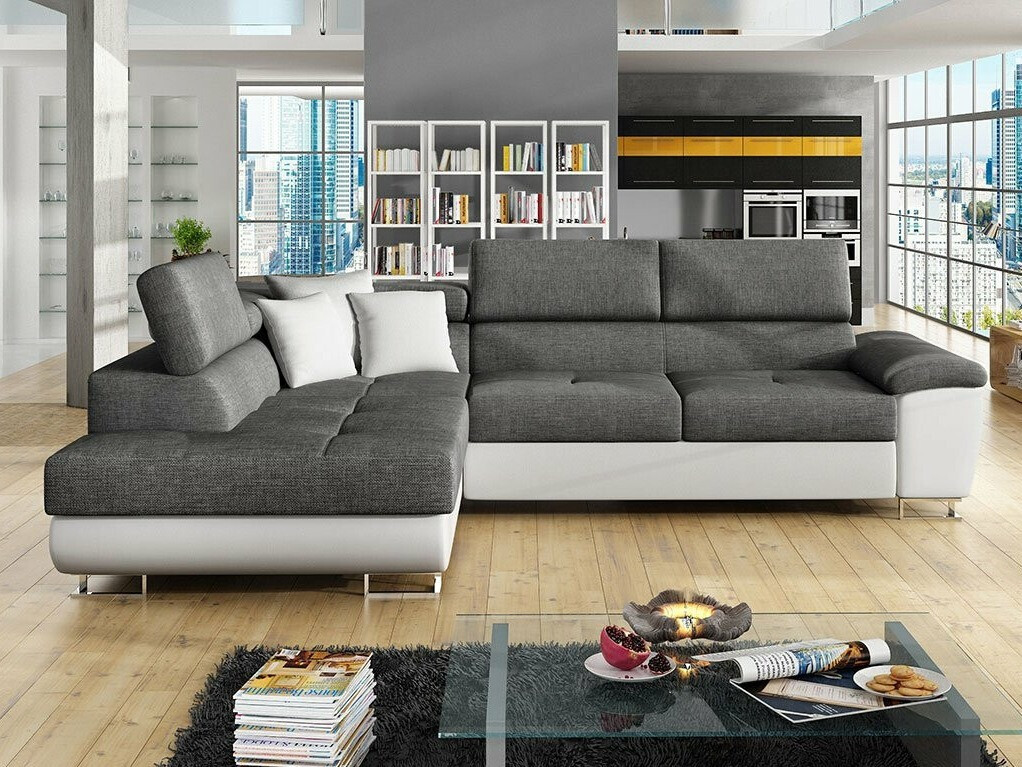 Divano angolare Comfivo Ruta II (Soft 017 + Lux 06 + Soft 017)