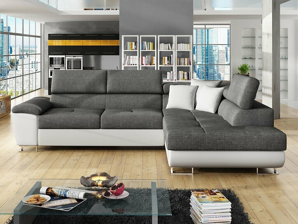 Divano angolare Comfivo Ruta II (Soft 017 + Lux 06 + Soft 017)