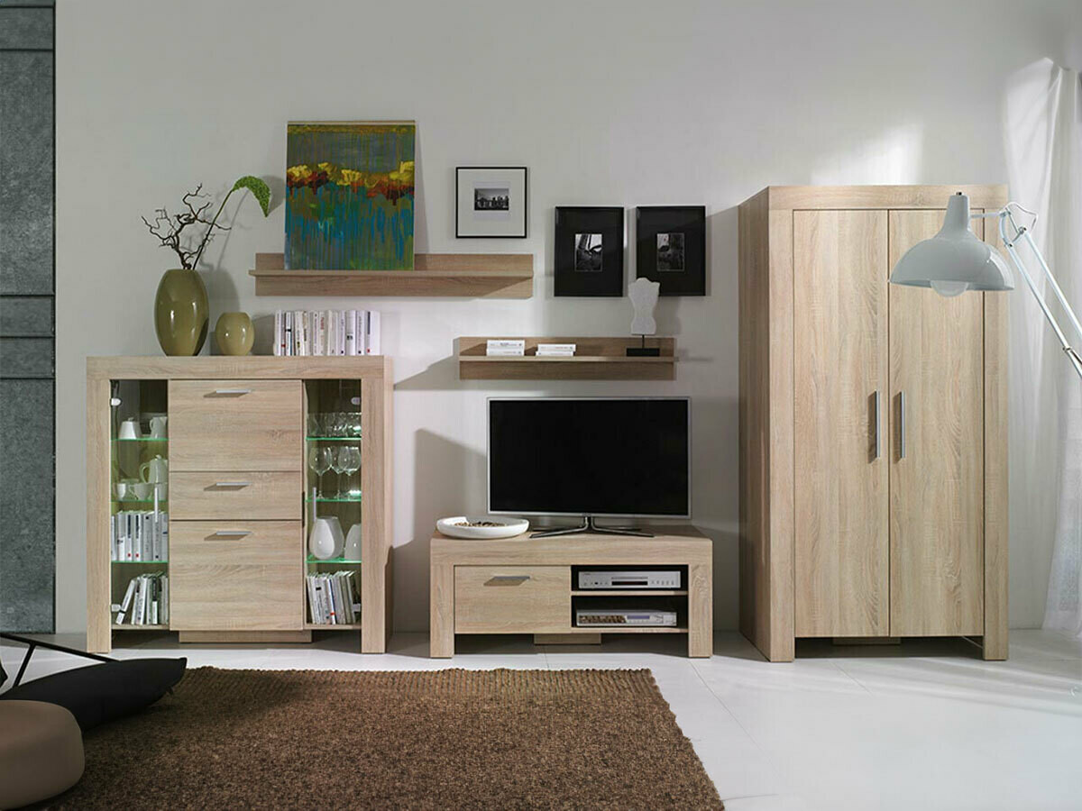 Parete attrezzata Melfeli 127 (Sonoma quercia)