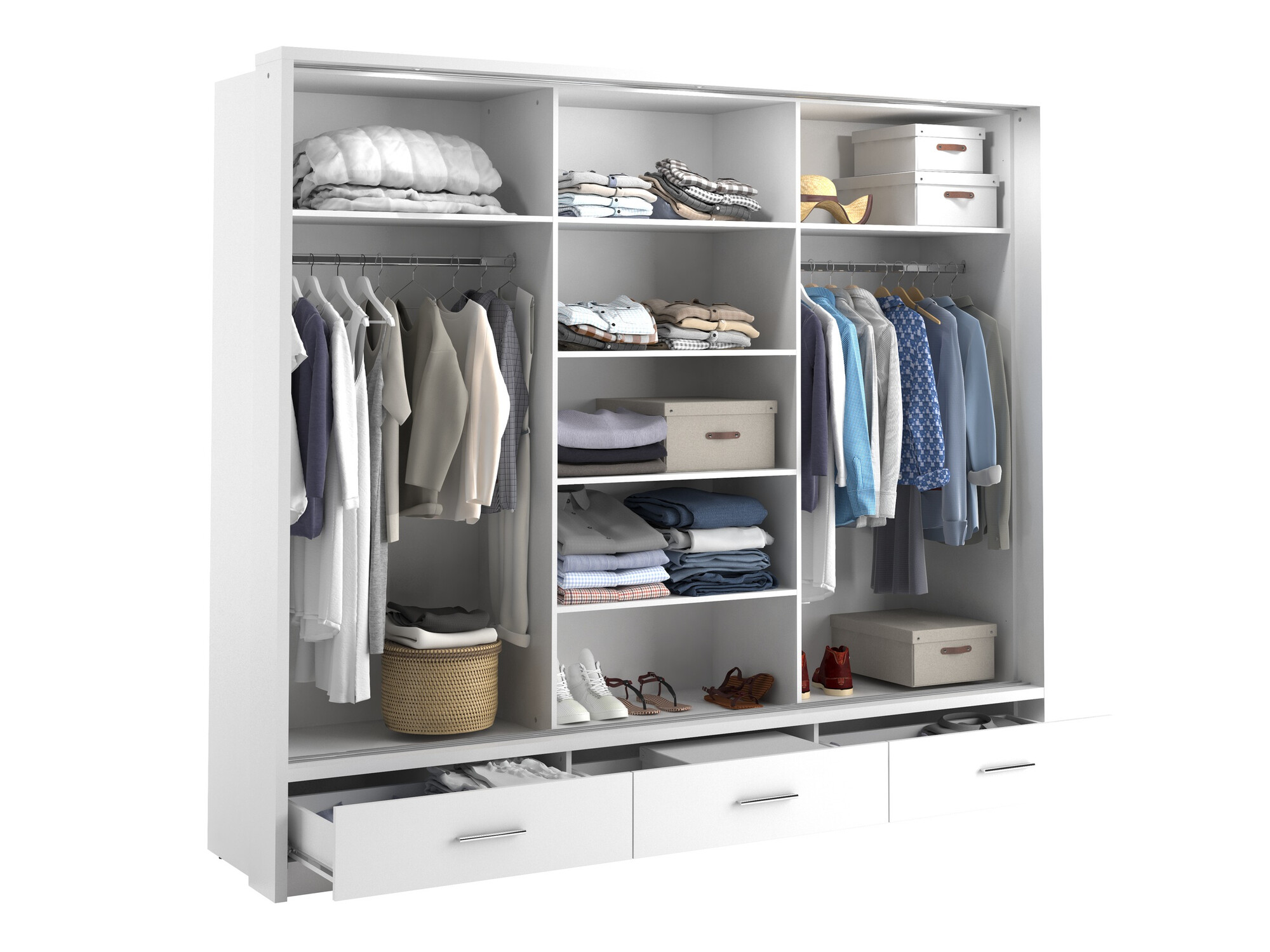 Armadio Fresno 100 (Bianco)