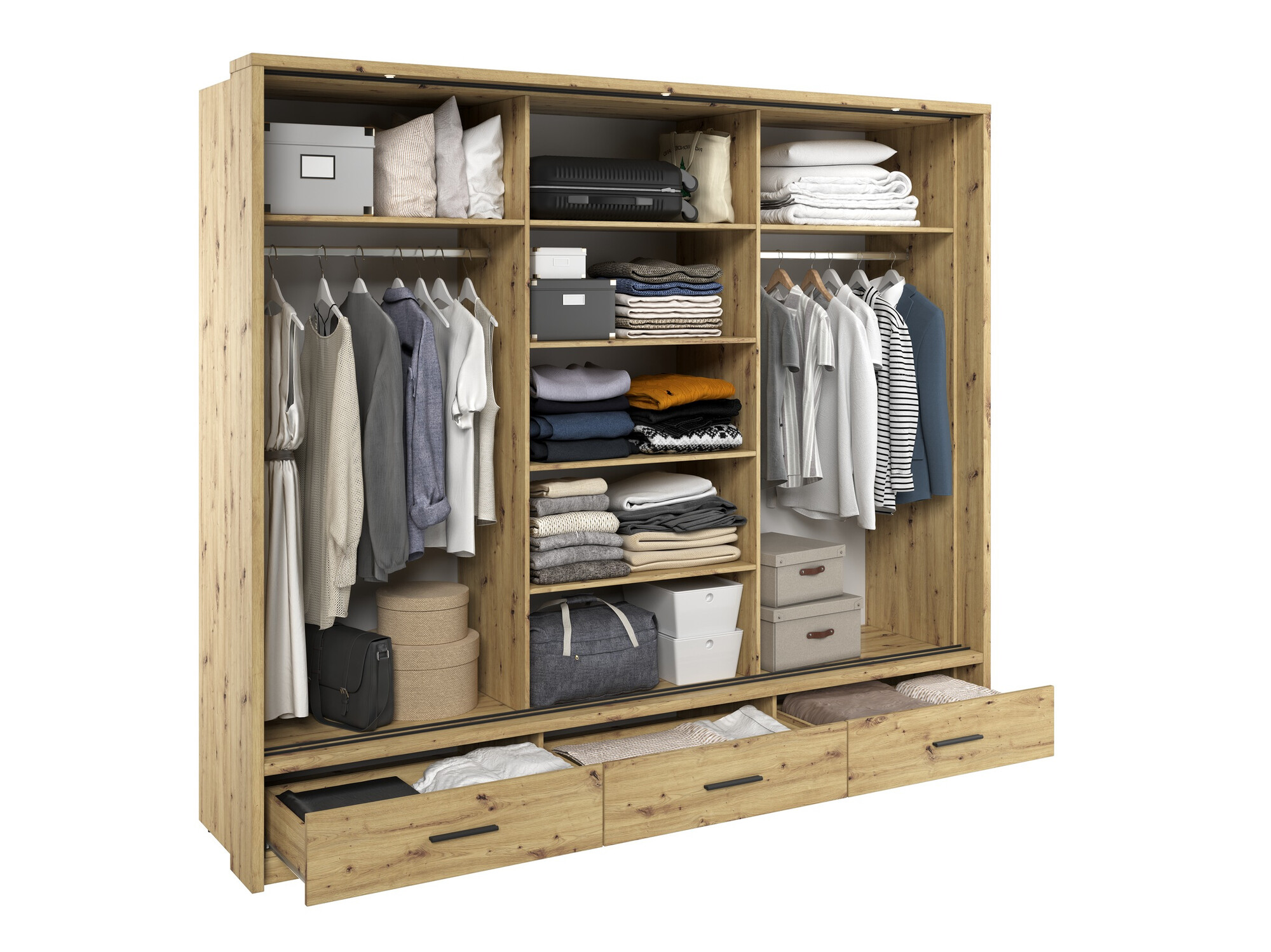 Armadio Fresno 100 (Rovere Artisan)