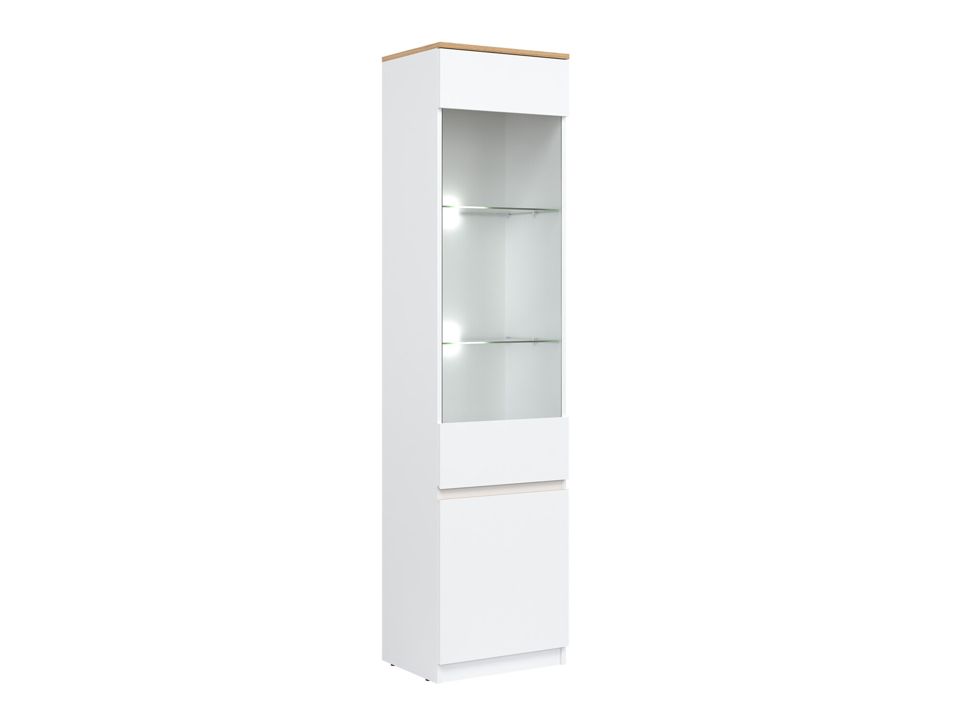 Scaffale Catelbi 121 (Bianco + Quercia)