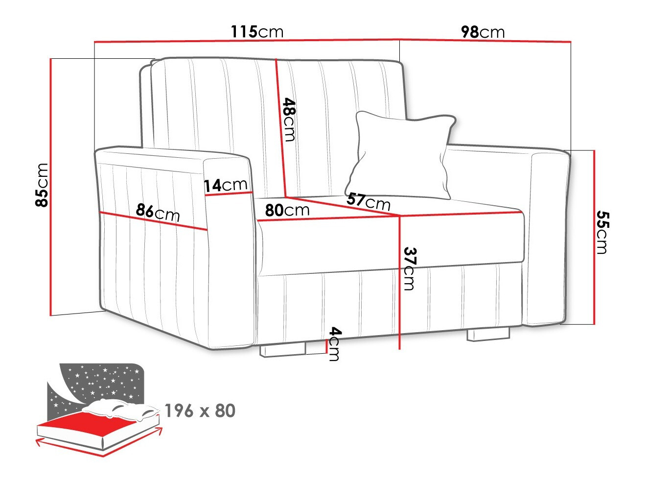 Poltrona Orinen I (Paros 2)