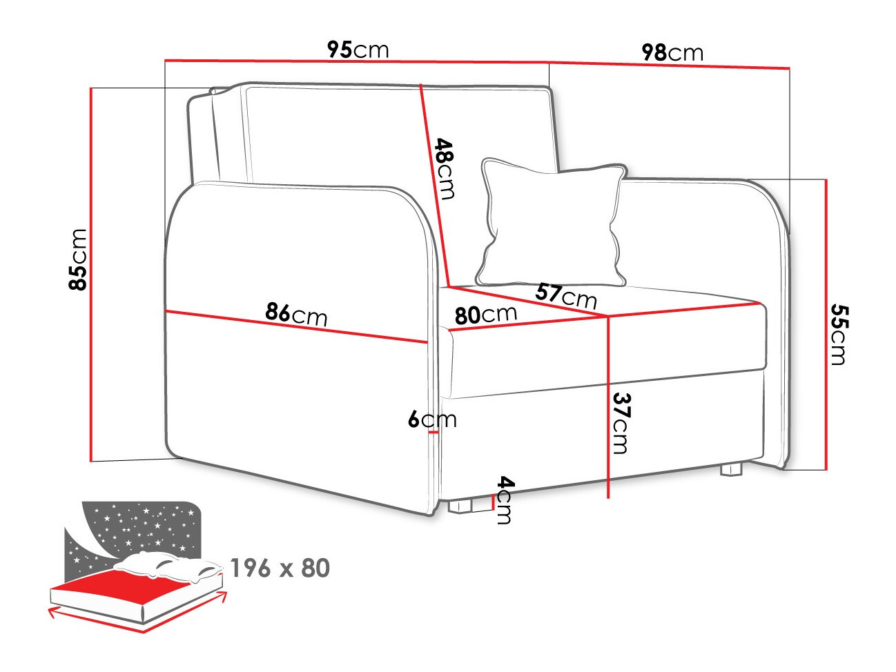 Poltrona Lirael I (Mono 241)