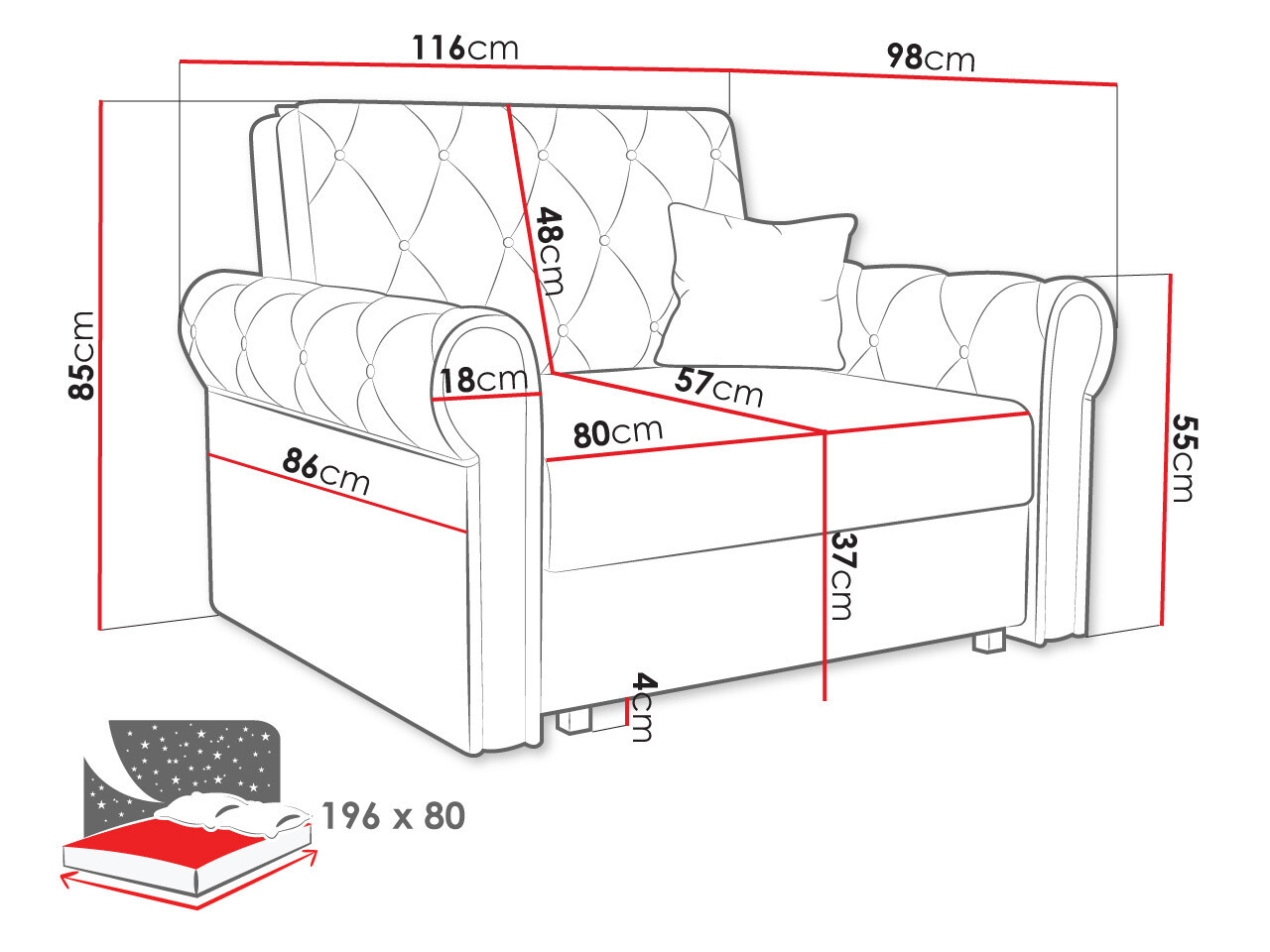 Poltrona Aelara I (Kronos 46)
