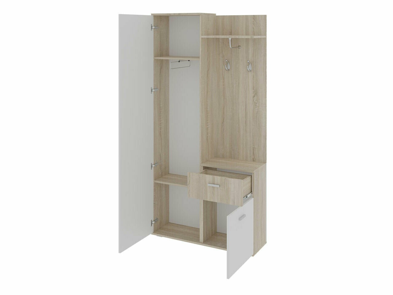 Set arredo da corridoio Pavo (Rovere Artisan)
