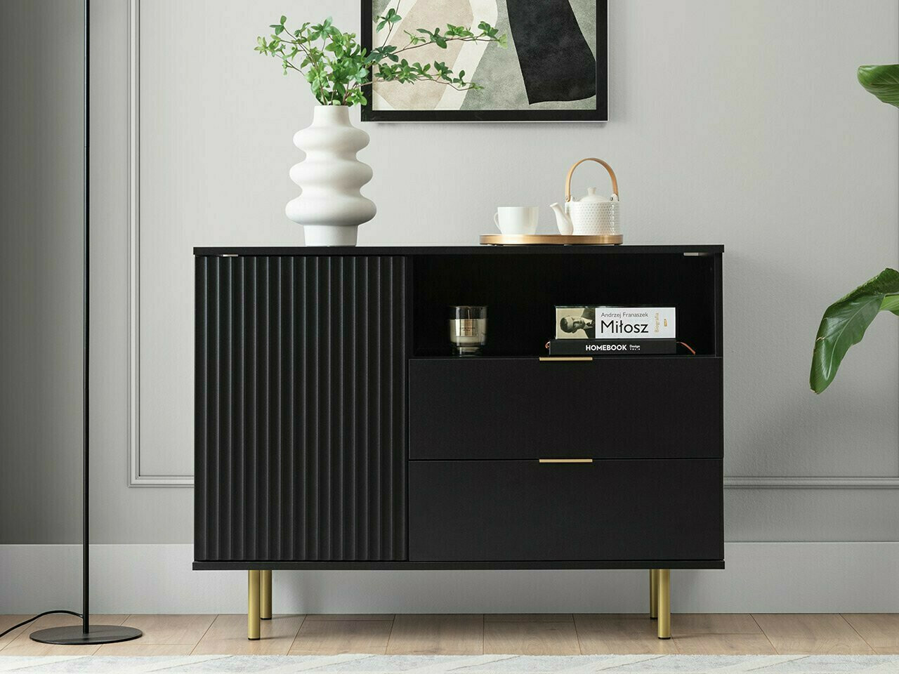 Cassettiera Decus (Nero)