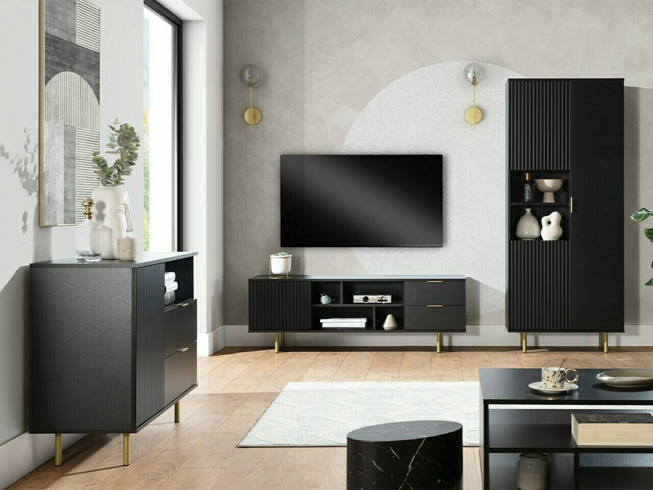 Cassettiera Decus (Nero)