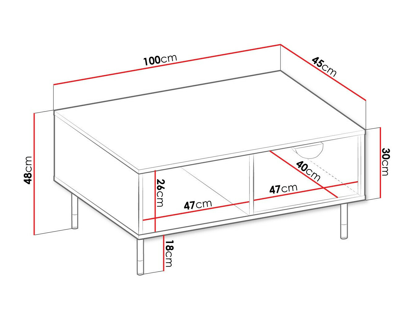 Tavolino da caffè Comfivo Vitis I