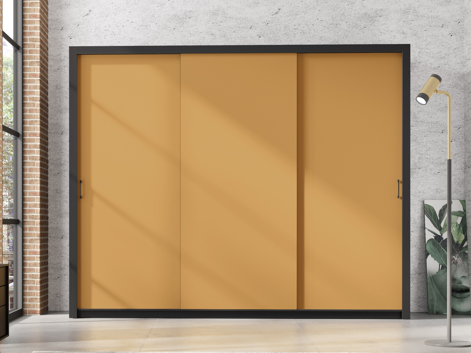 Armadio Murrieta 193 (Nero + Giallo)