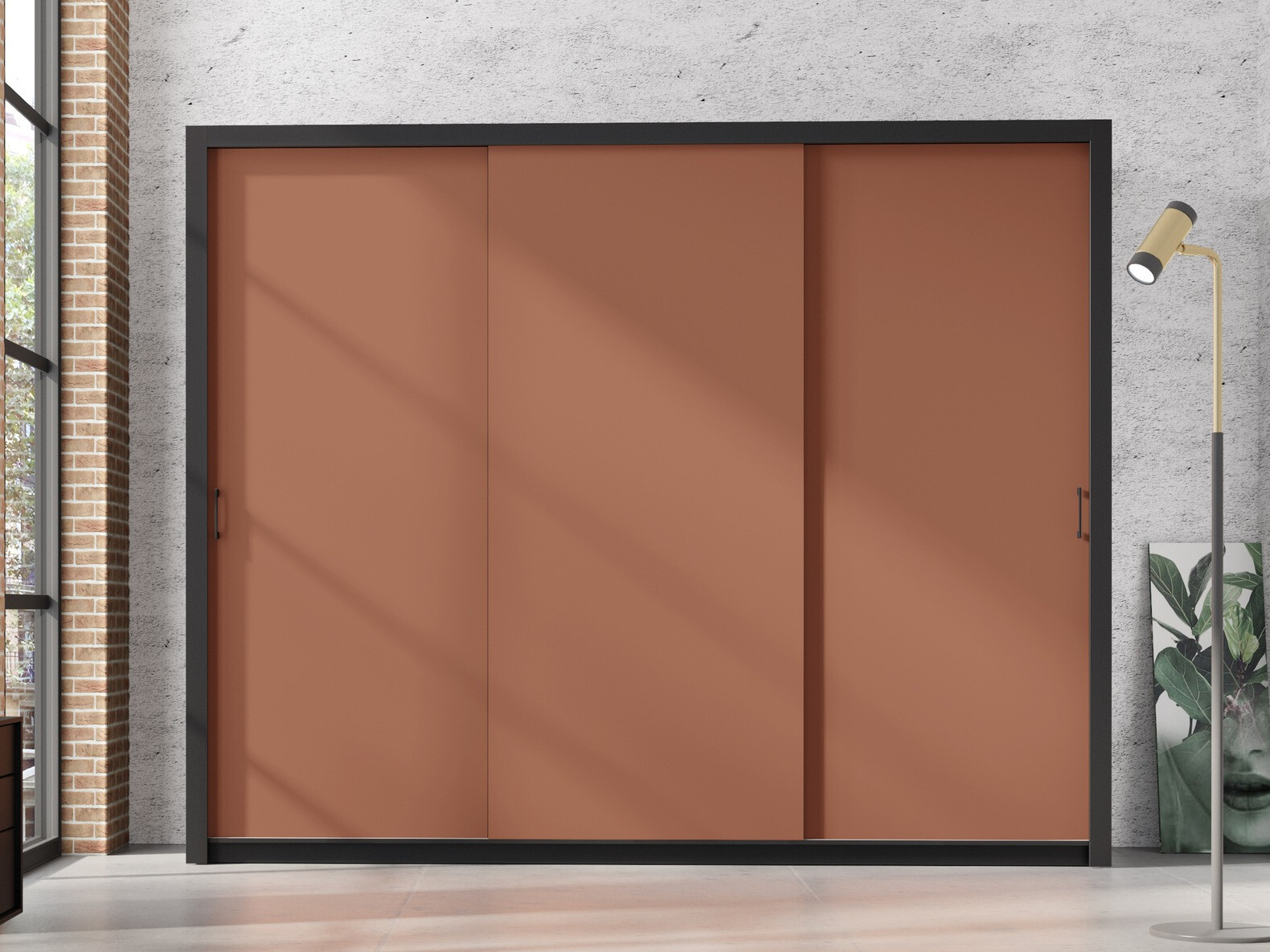 Armadio Murrieta 193 (Nero + Marrone)