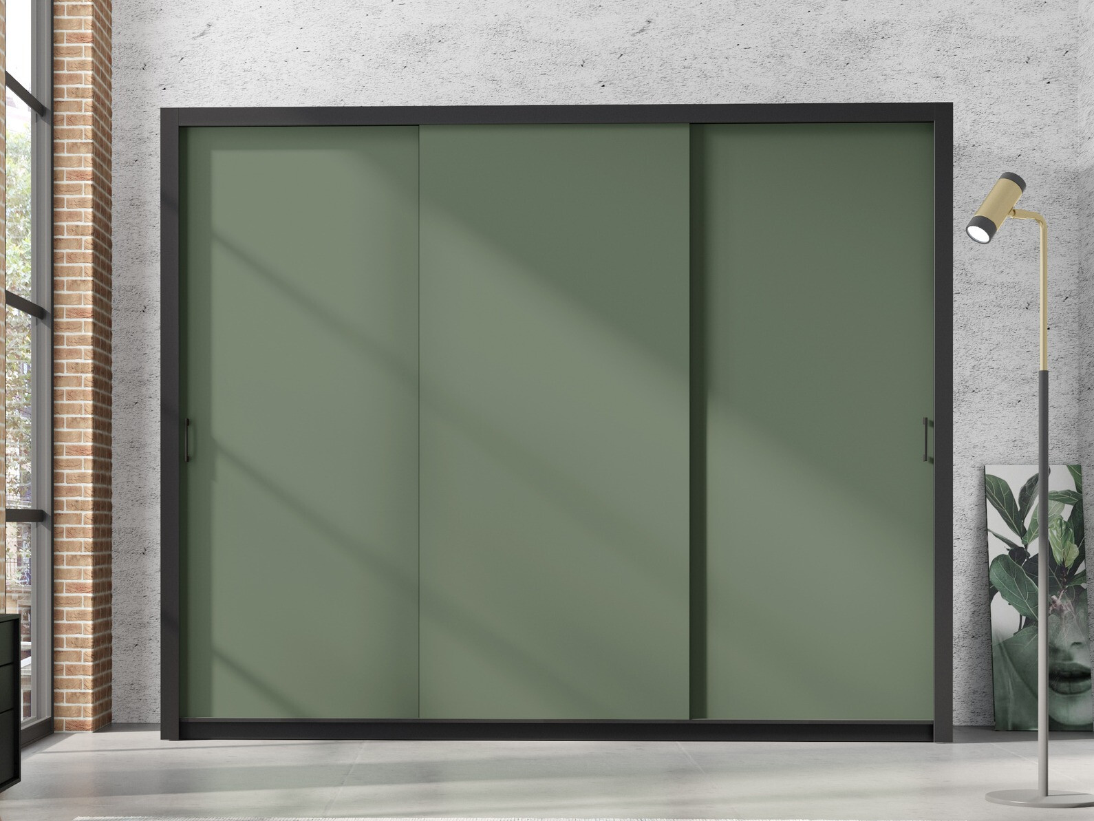 Armadio Murrieta 193 (Nero + Verde)