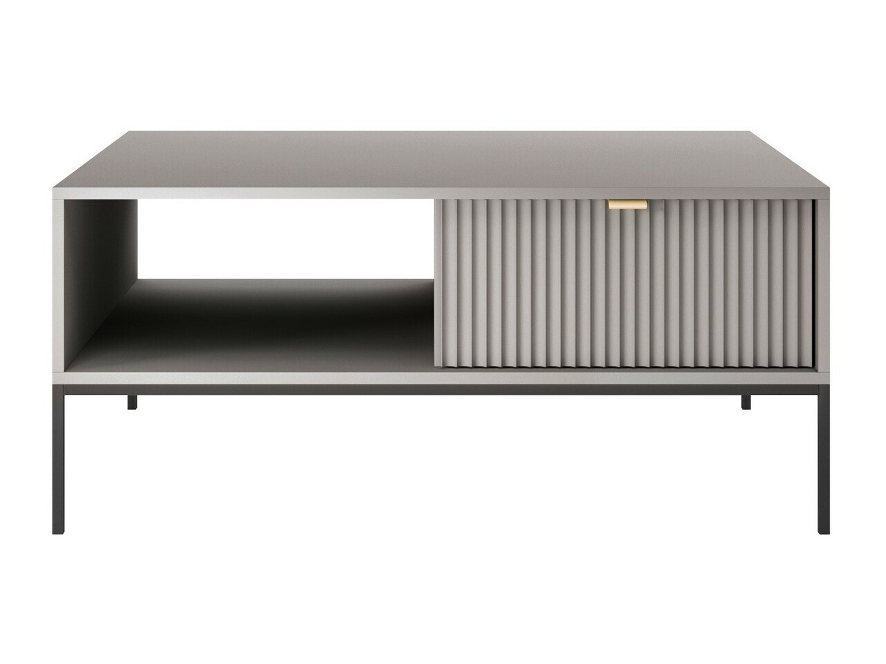 Tavolino da caffè Lima L104 (Grigio + Nero)