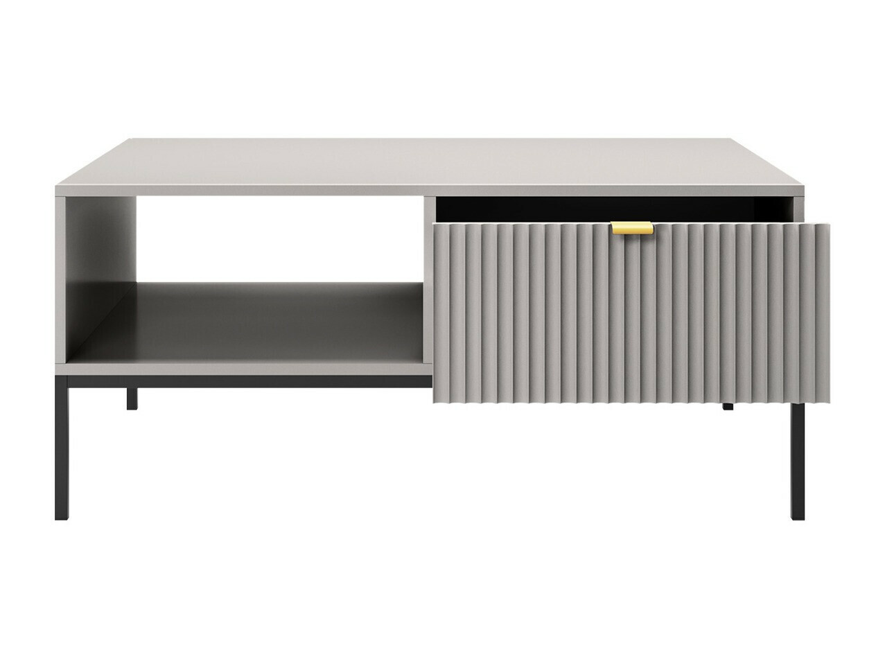 Tavolino da caffè Lima L104 (Grigio + Nero)
