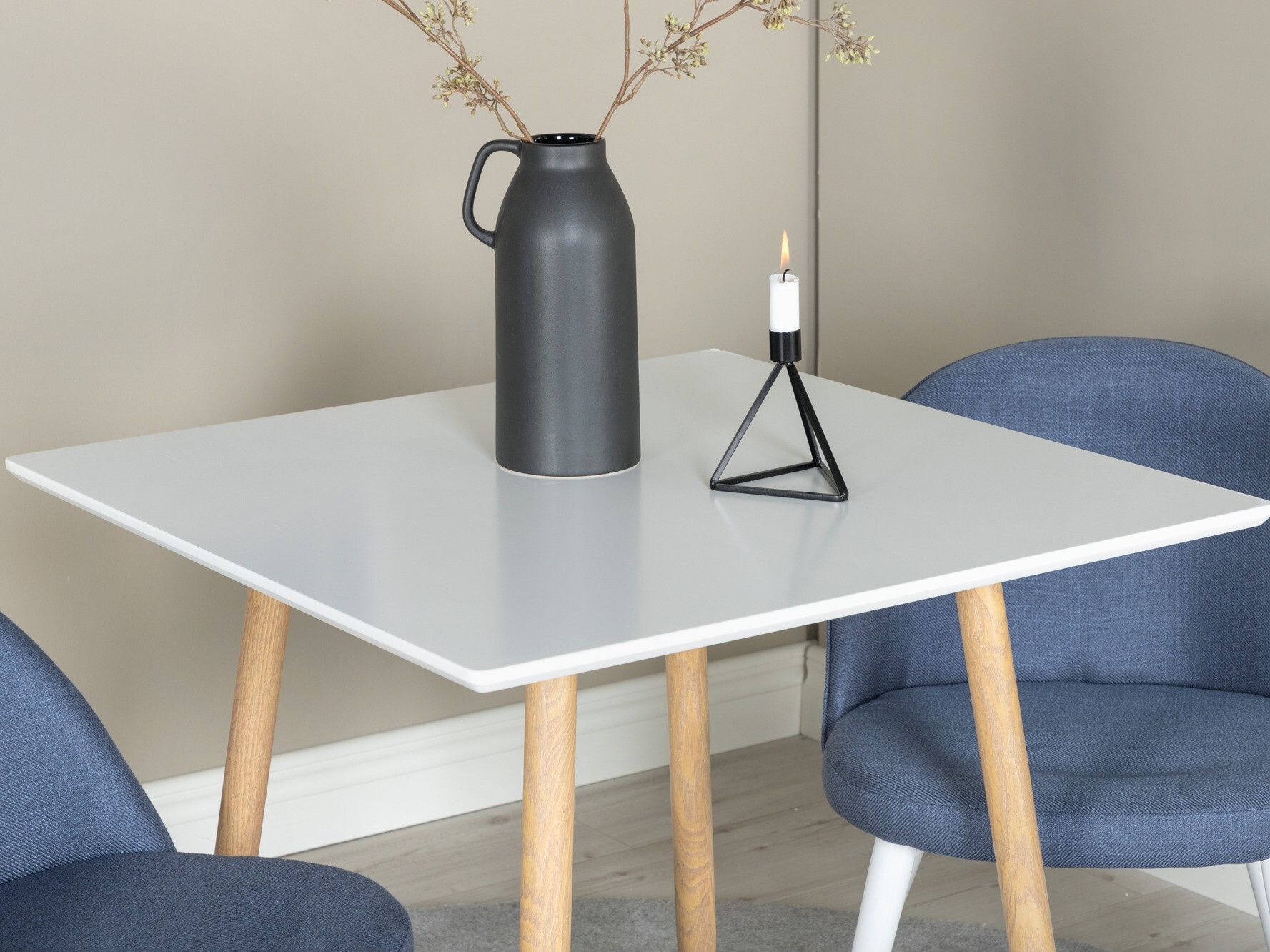 Tavolo Dallas 4310 (Bianco + Luminoso legno)