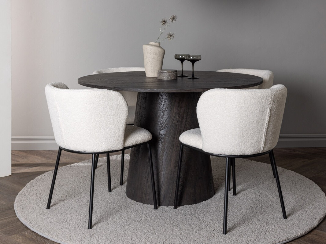 Set sala da pranzo Dallas 4314 (Marrone scuro)