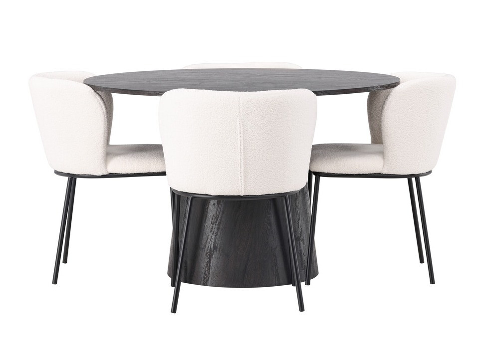 Set sala da pranzo Dallas 4314 (Marrone scuro)