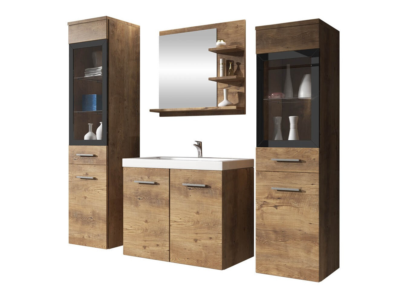 Set bagno Scientia IV (Castagna)