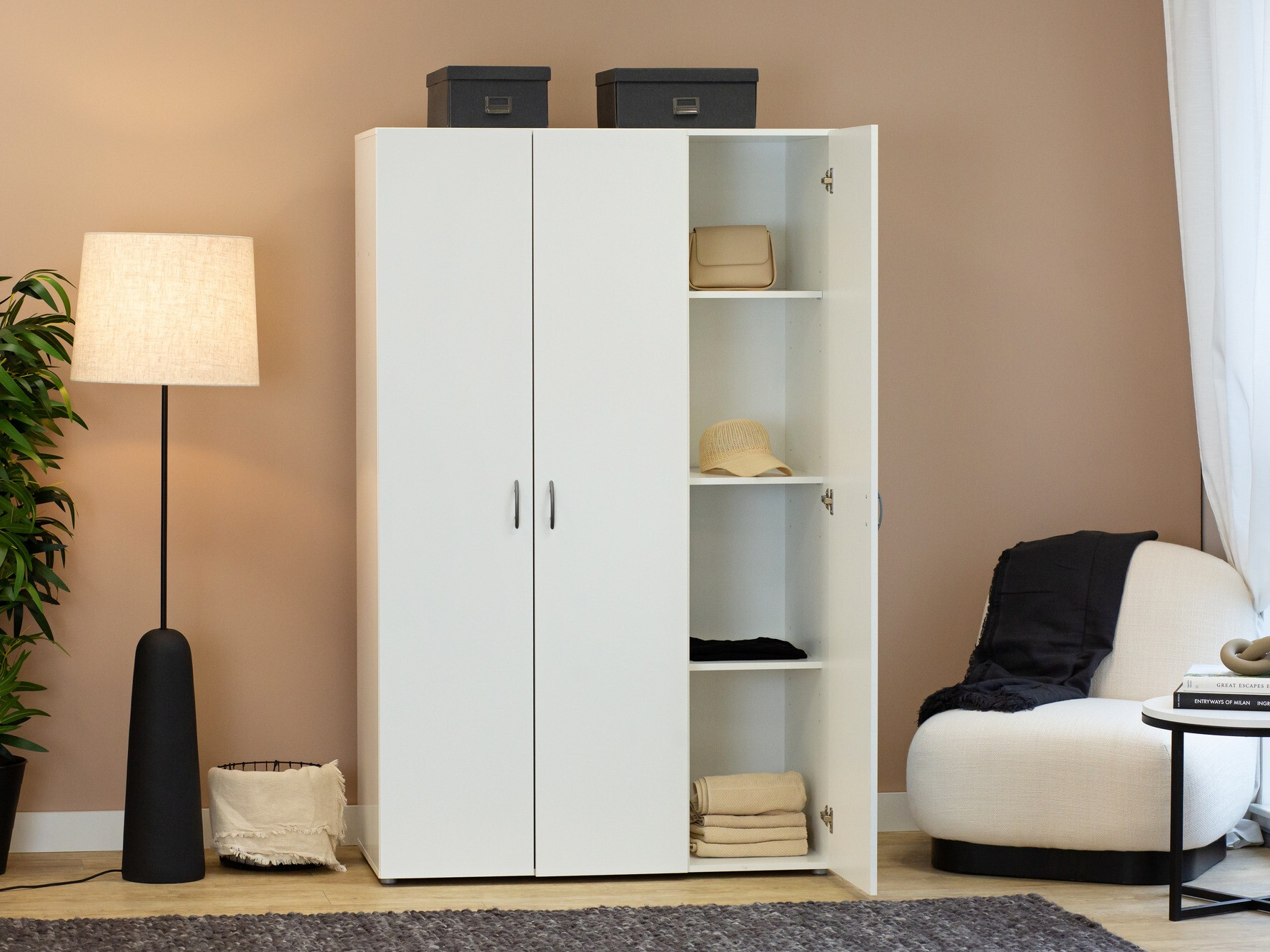 Armadio Bristol 184 (Bianco)