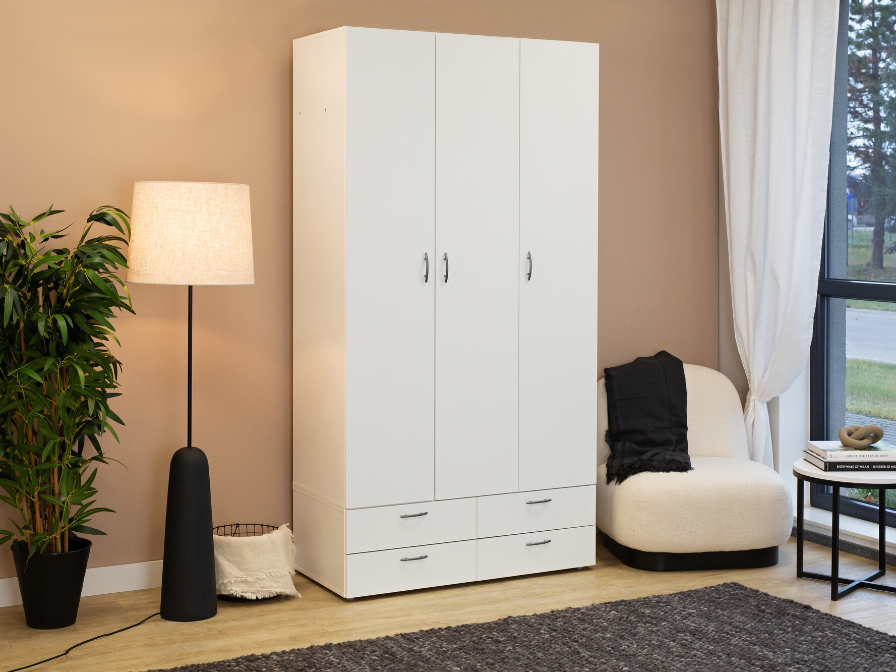 Armadio Bristol 188 (Bianco)