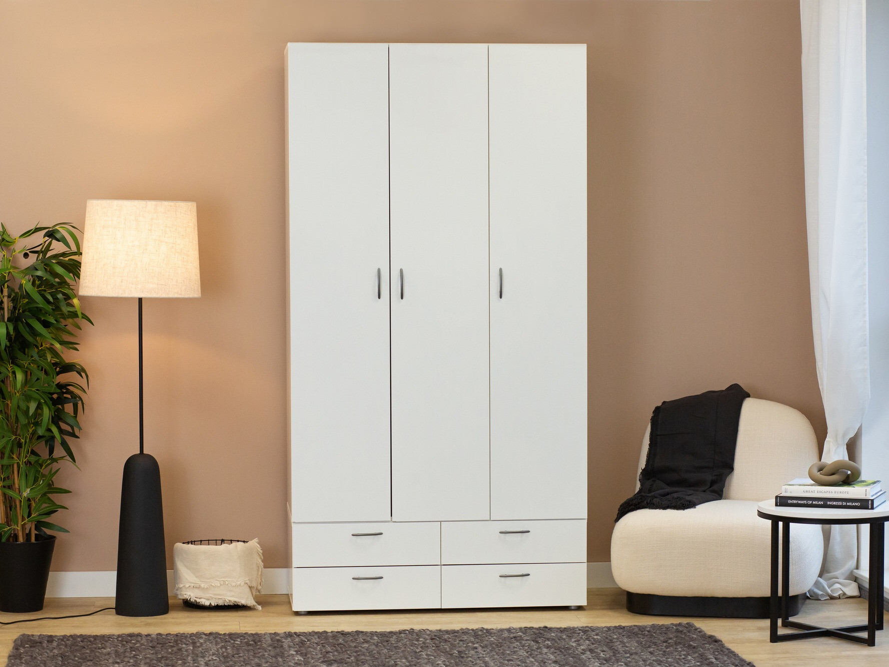 Armadio Bristol 188 (Bianco)