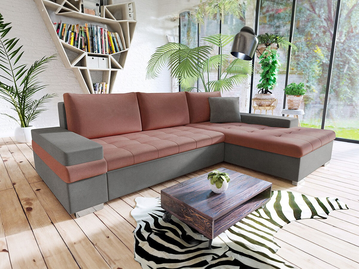 Divano angolare Comfivo Olivetum I (Magic Velvet 2217 + Magic Velvet 2258 + Magic Velvet 2217)