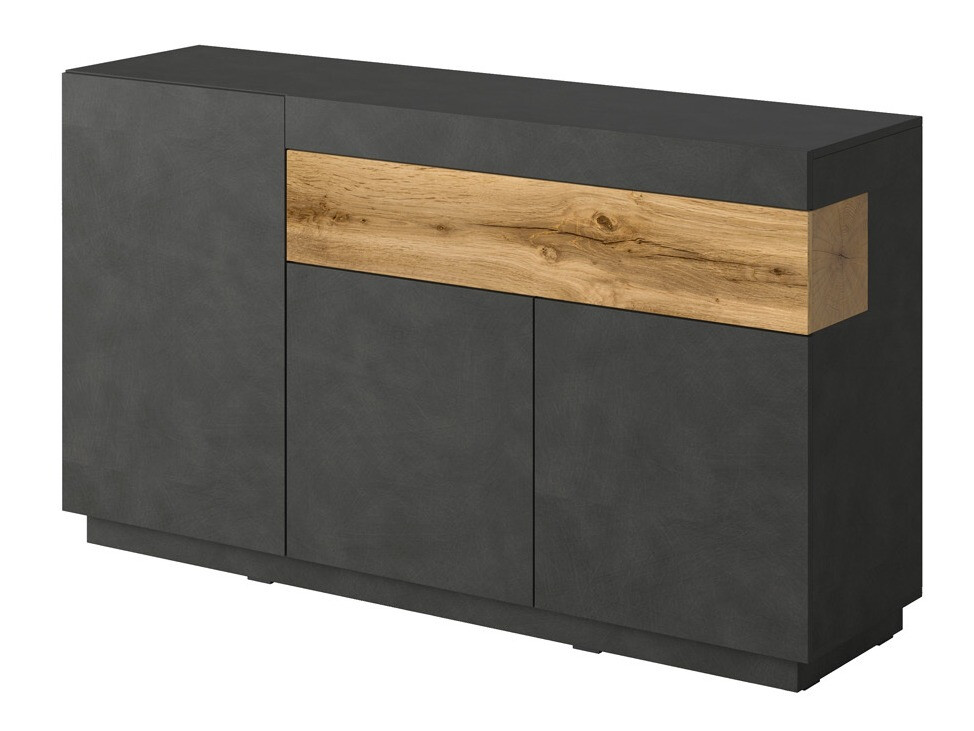 Cassettiera Livlore 105 (Matera grigio + Quercia di Wotan)