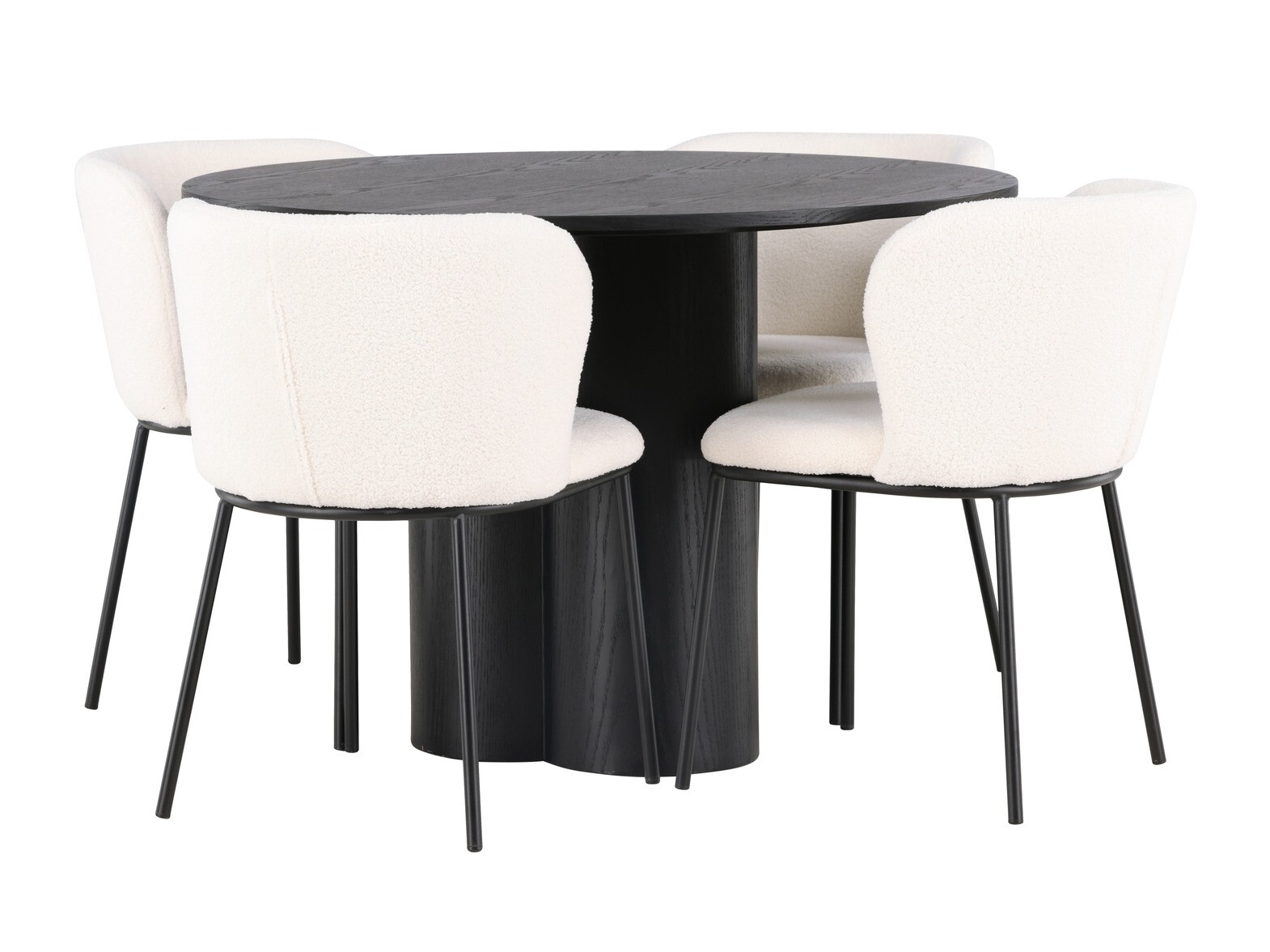 Set sala da pranzo Dallas 4356 (Nero)