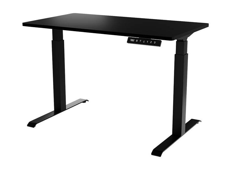 Scrivania con altezza regolabile Charlotte 194 (Nero)