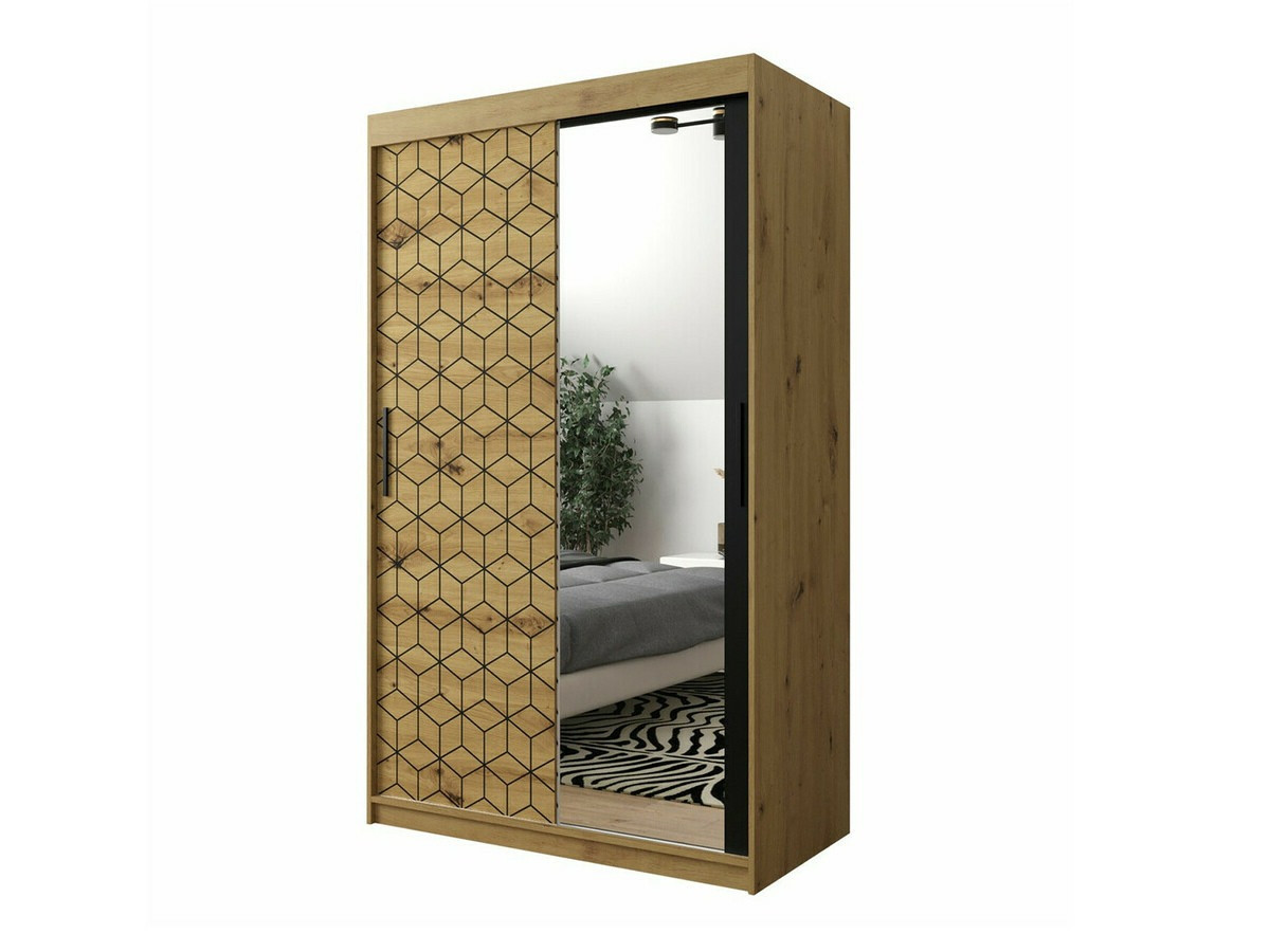 Guardaroba Hartford 287 (Rovere Artisan + Nero)