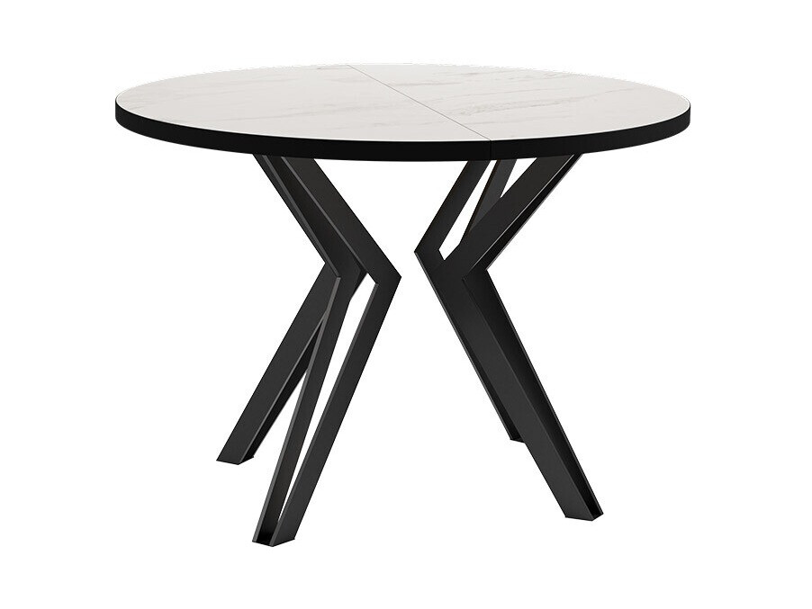 Tavolo Oswego 111 (Marmo bianco + Nero)