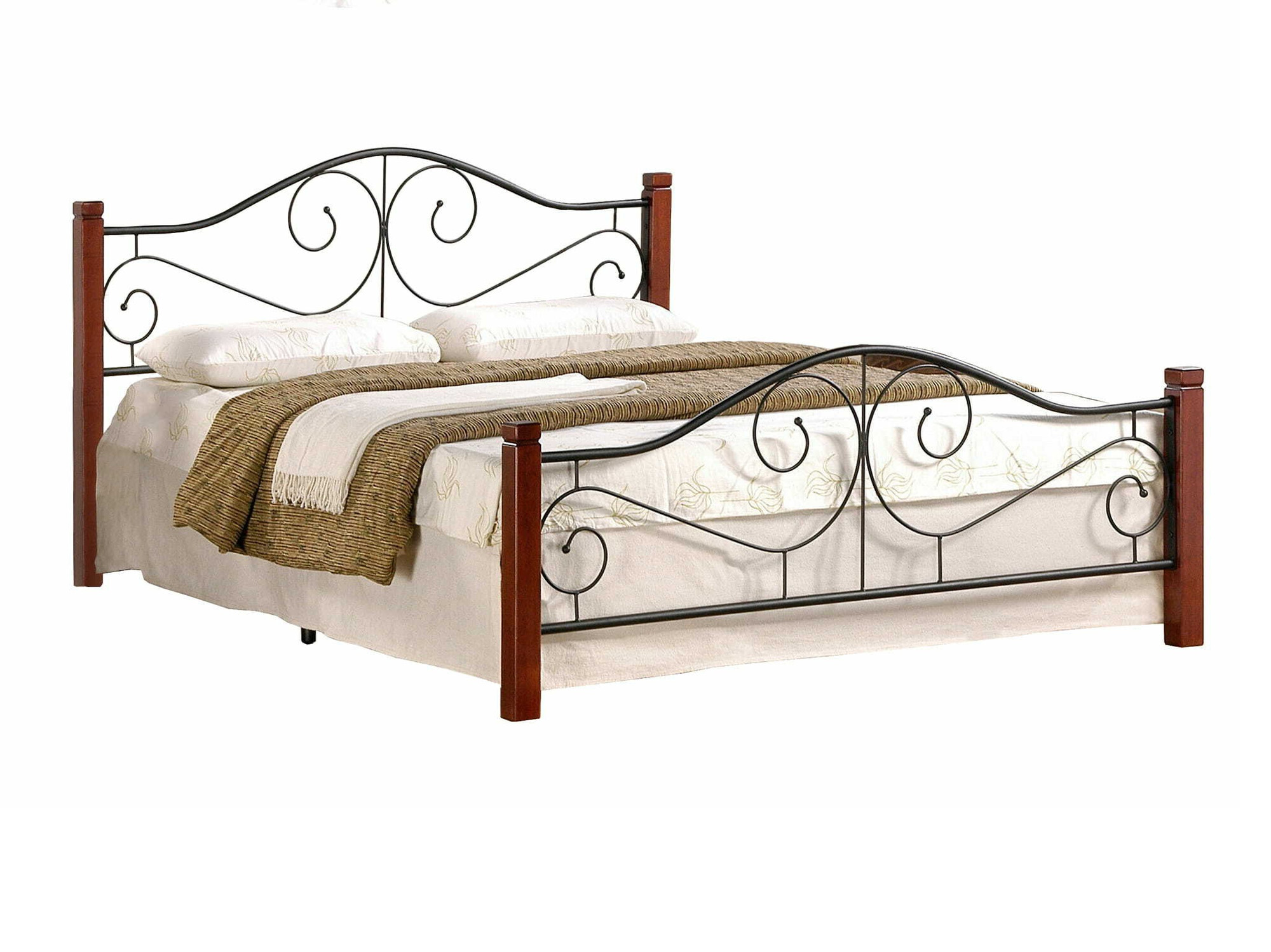 Letto Houston 574 (Ciliegia + Nero)