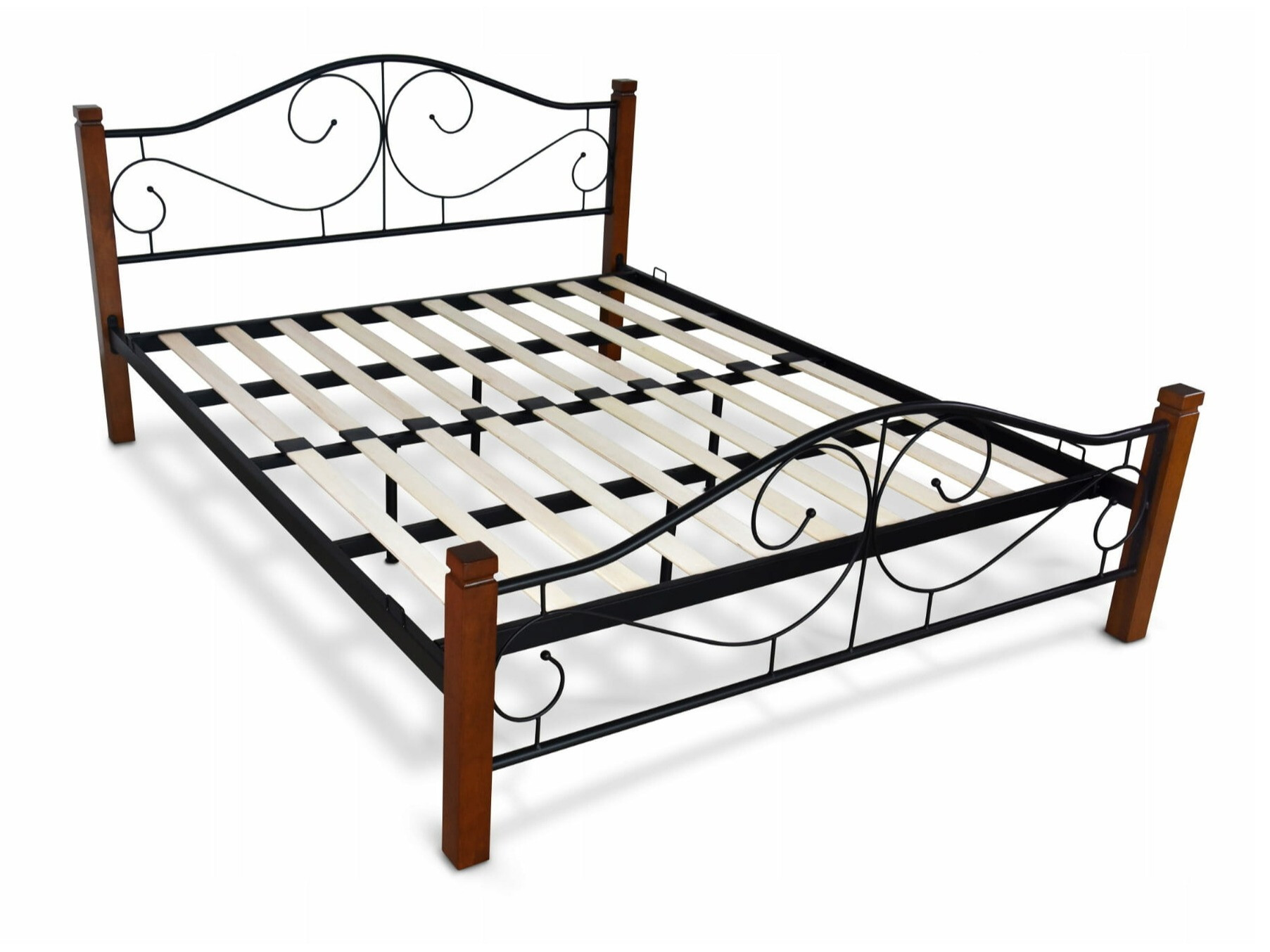 Letto Houston 574 (Ciliegia + Nero)