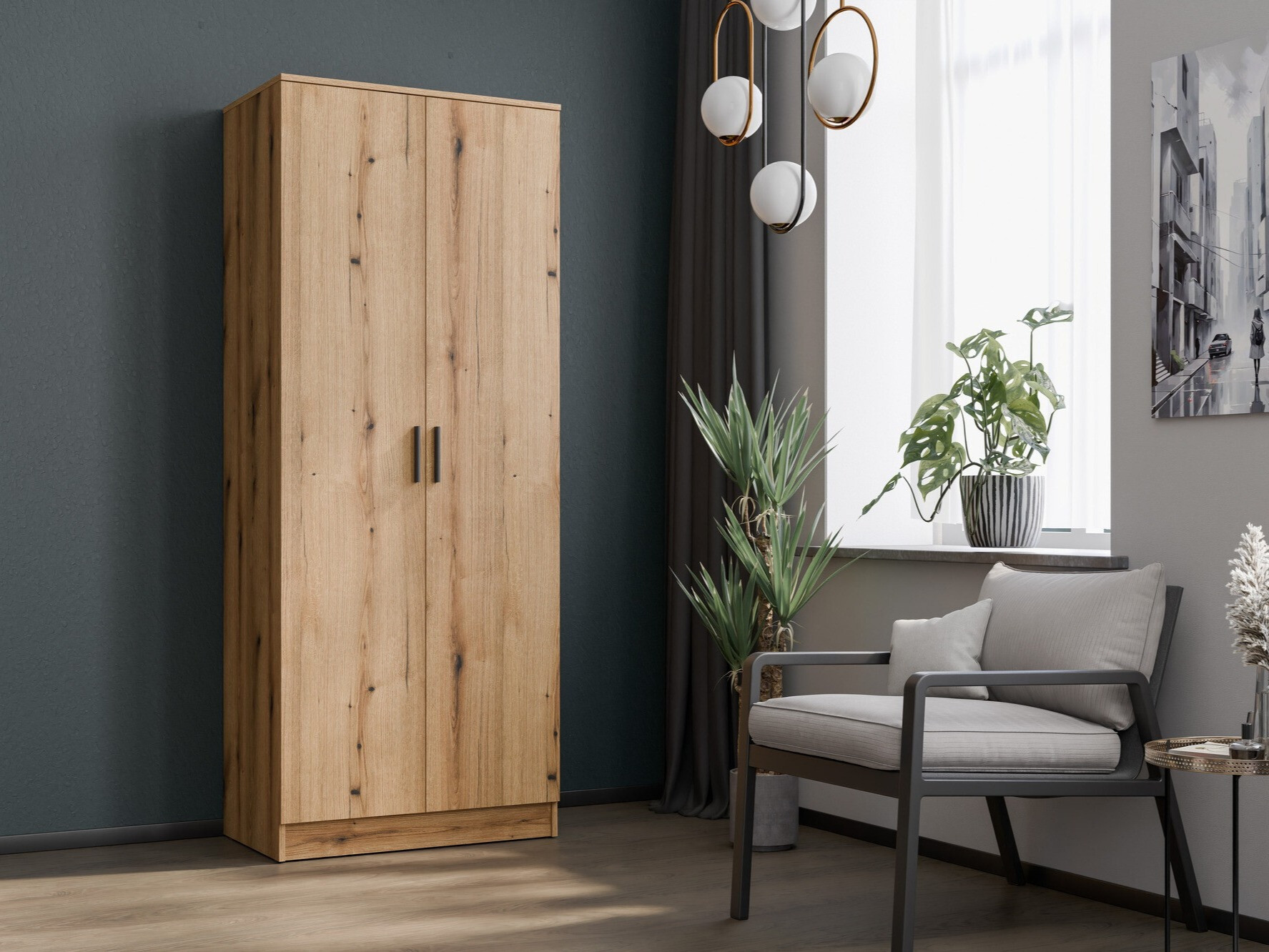 Armadio Orlando 221 (Rovere chiaro)