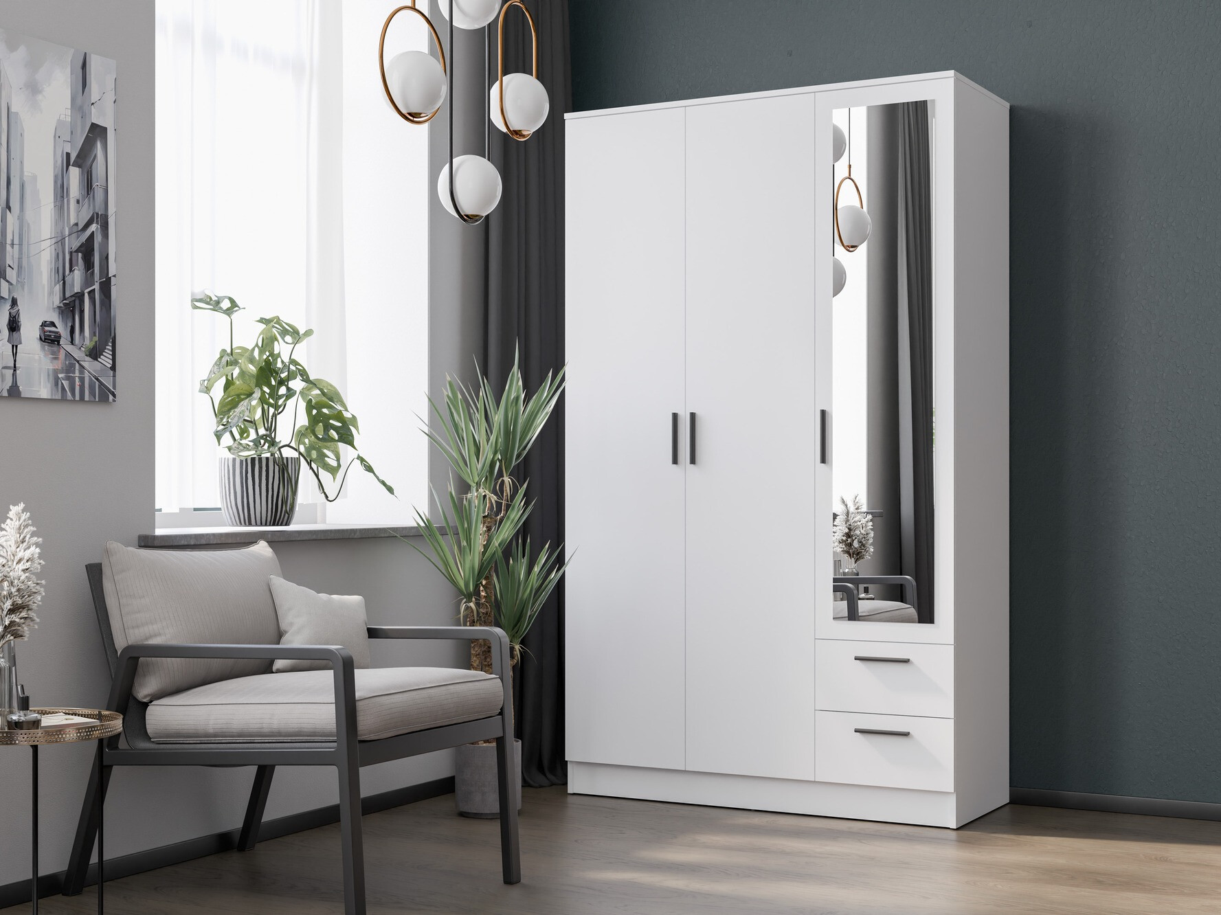 Armadio Orlando 222 (Bianco)