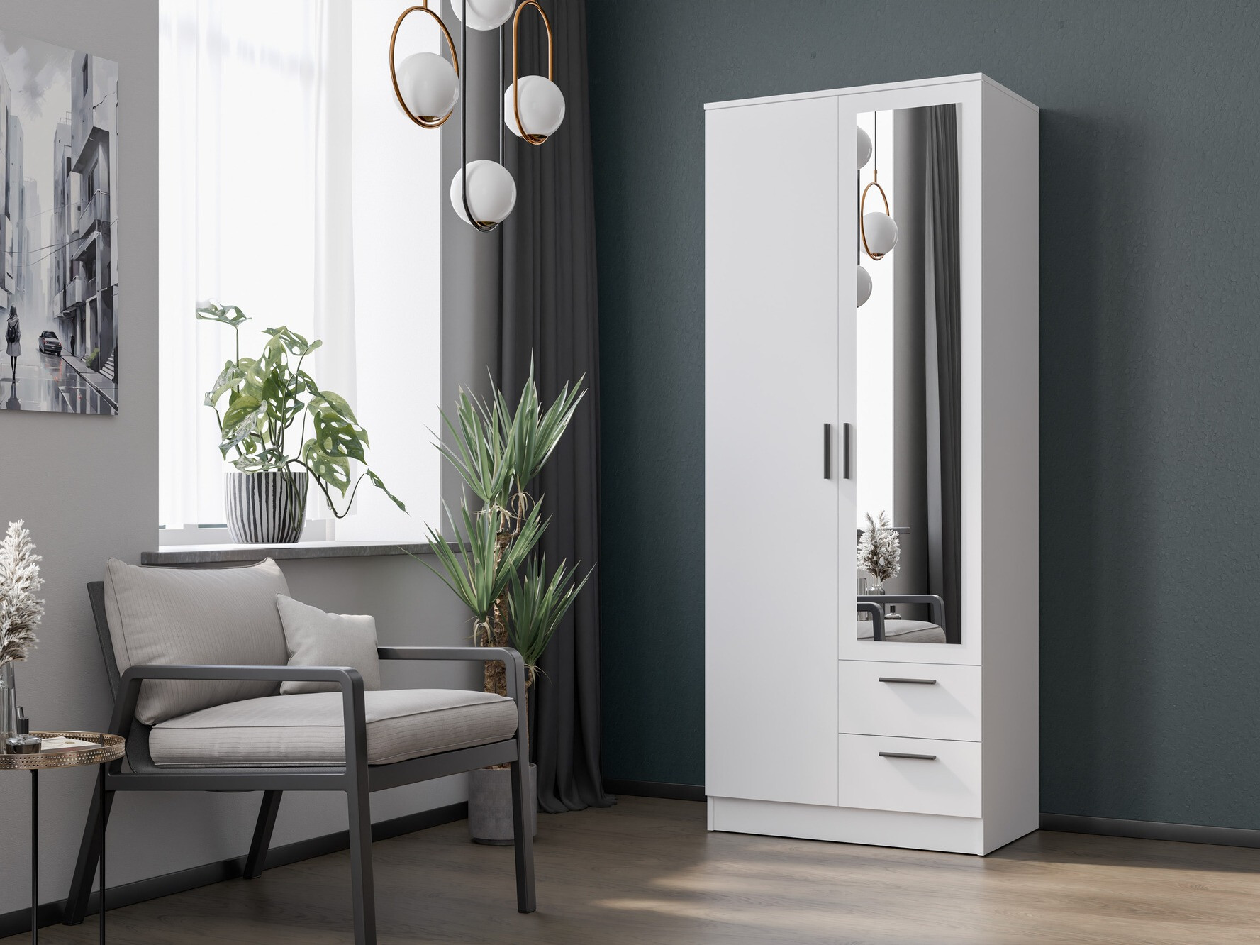 Armadio Orlando 224 (Bianco)