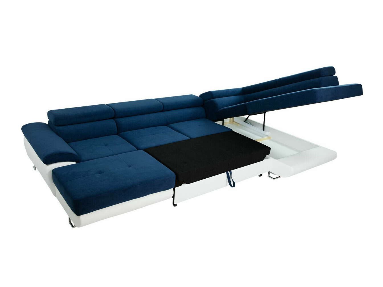 Divano angolare Comfivo Ruta IV (Soft 017 + Uttario Velvet 2967 + Uttario Velvet 2959)