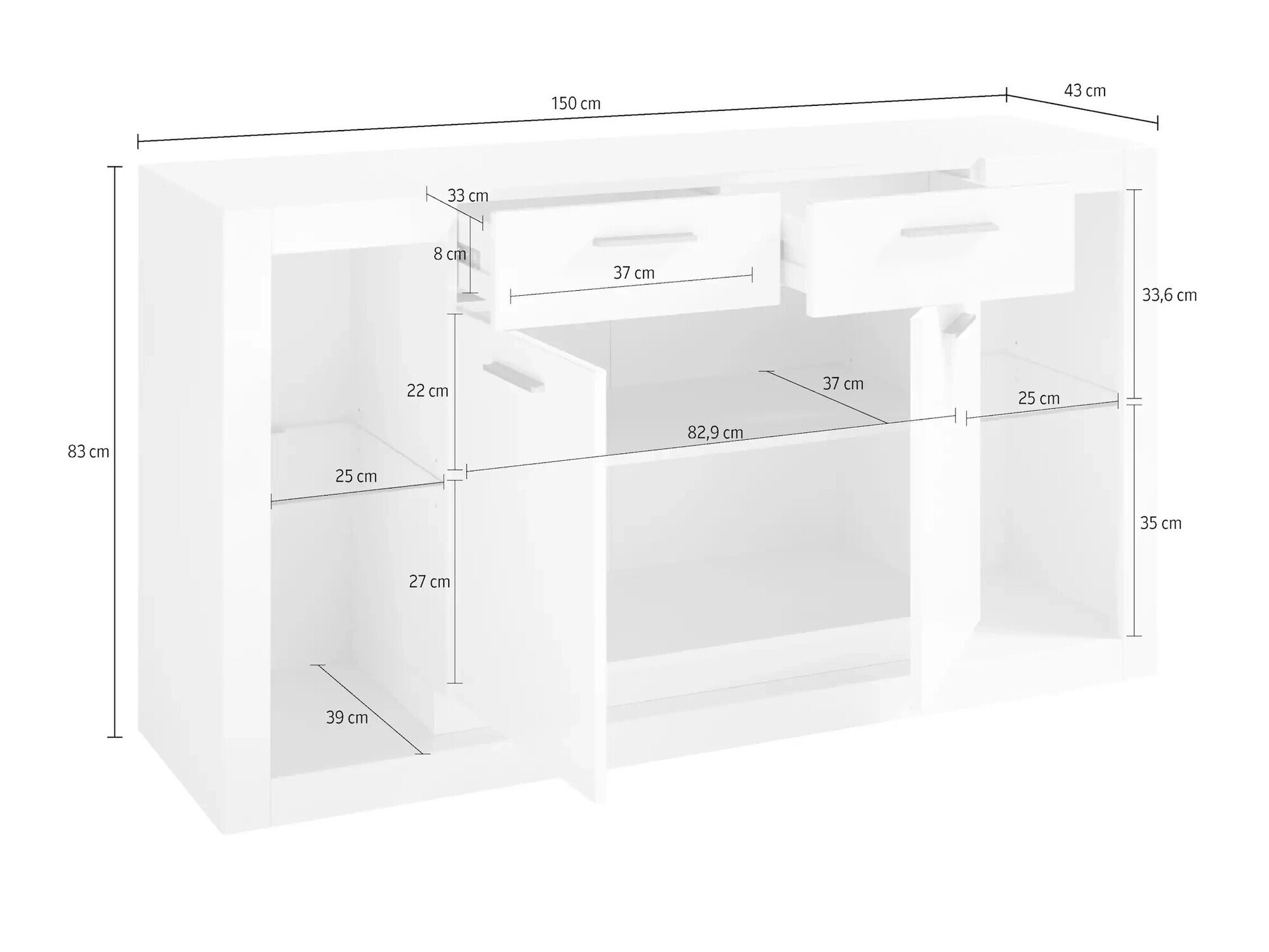 Cassettiera Dorbena 107