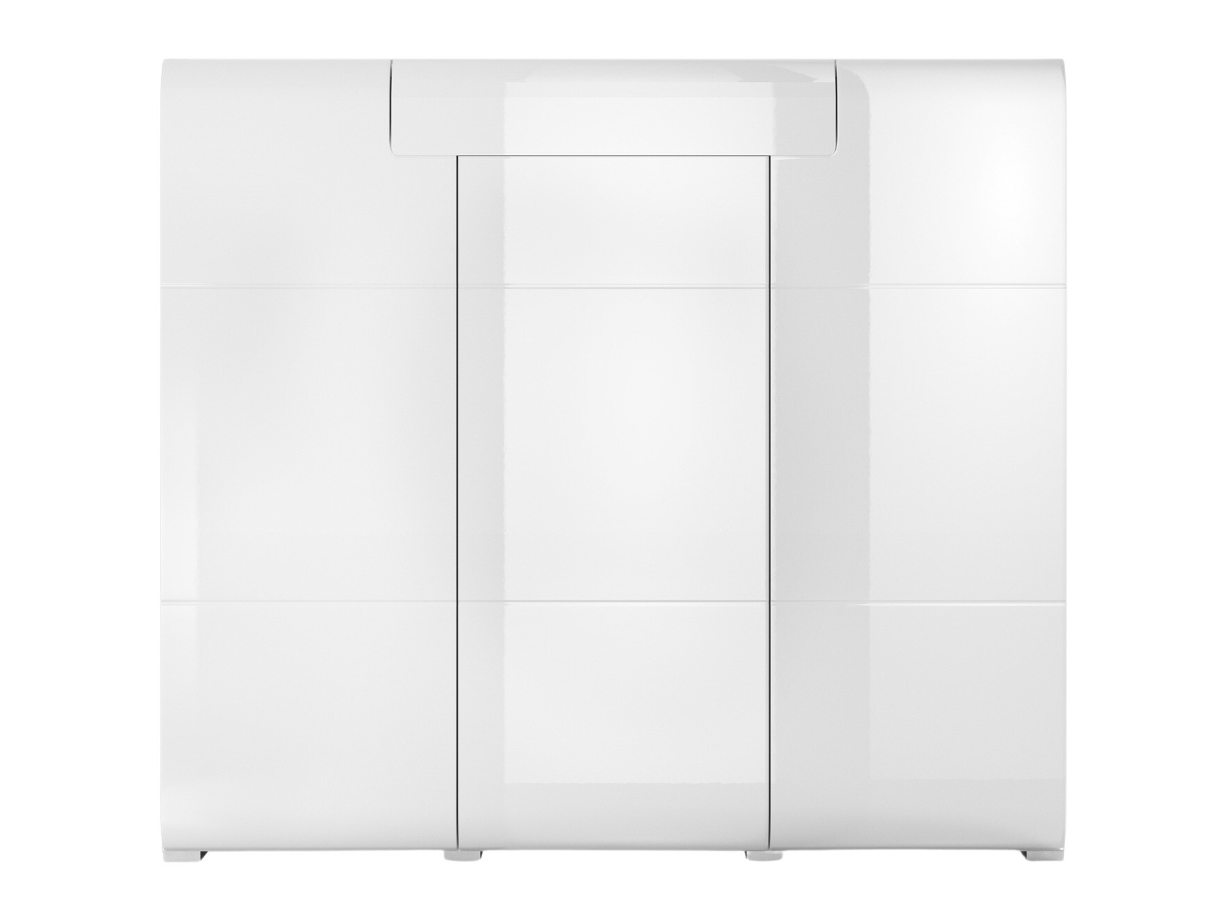 Cassettiera Torsone 112 (Bianco + Bianco lucido)