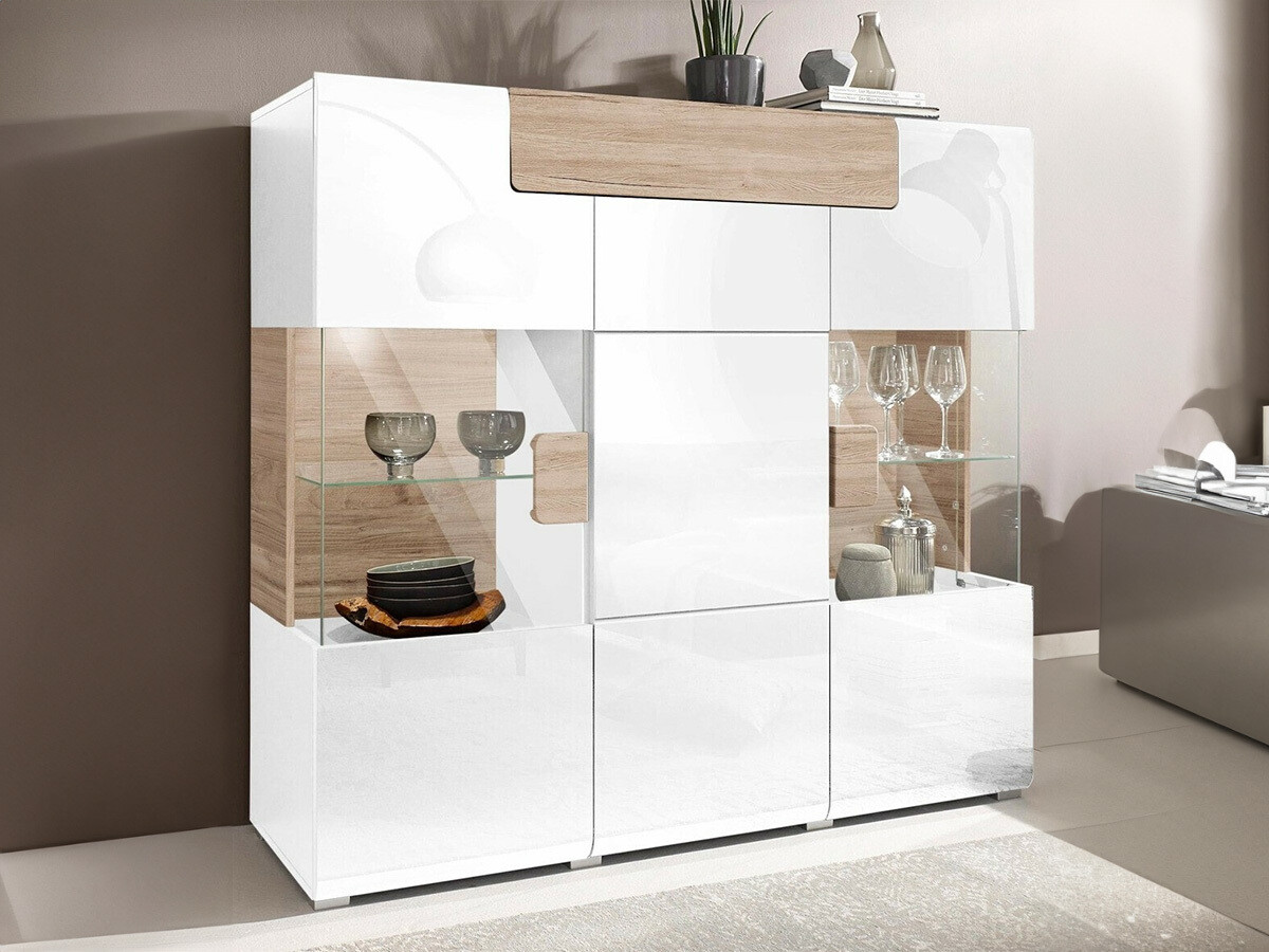 Madia Torsone 100 (Bianco + Bianco lucido + Quercia sanremo)