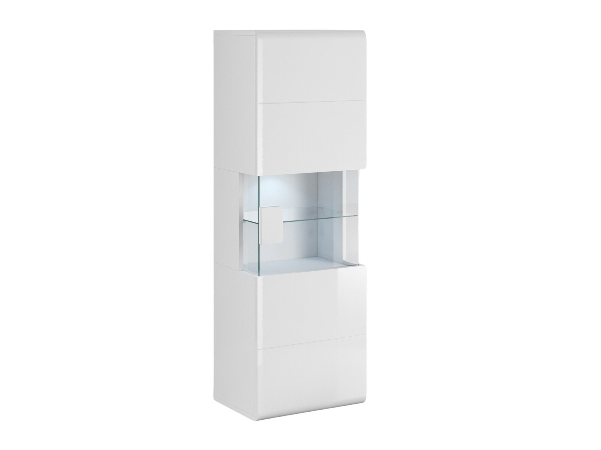 Mensola Torsone 109 (Bianco + Bianco lucido)