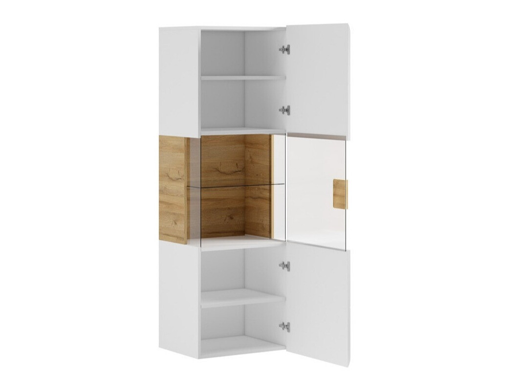 Mensola Torsone 109 (Bianco + Bianco lucido)