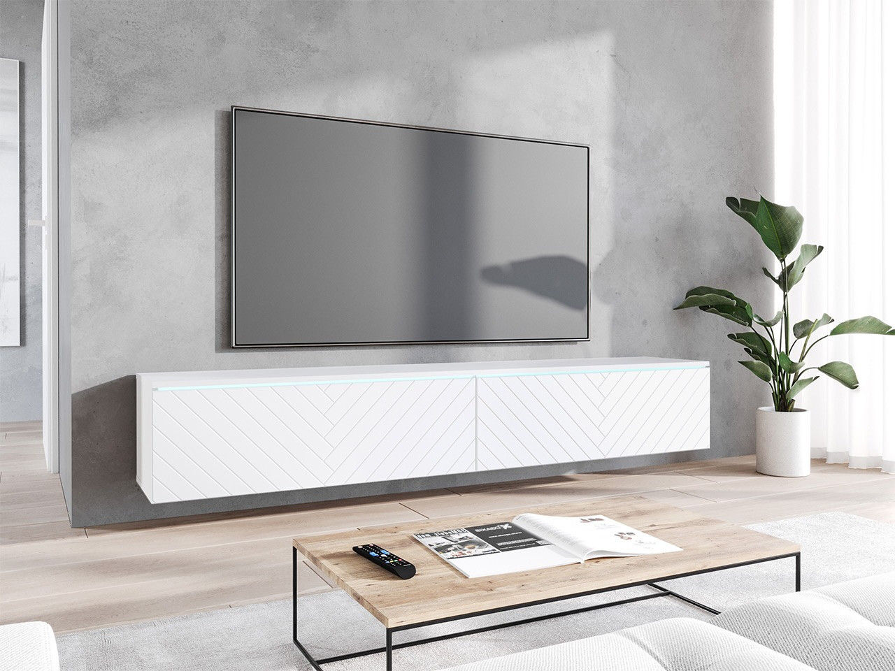 Mobile porta TV Sarasota 166 (Bianco)