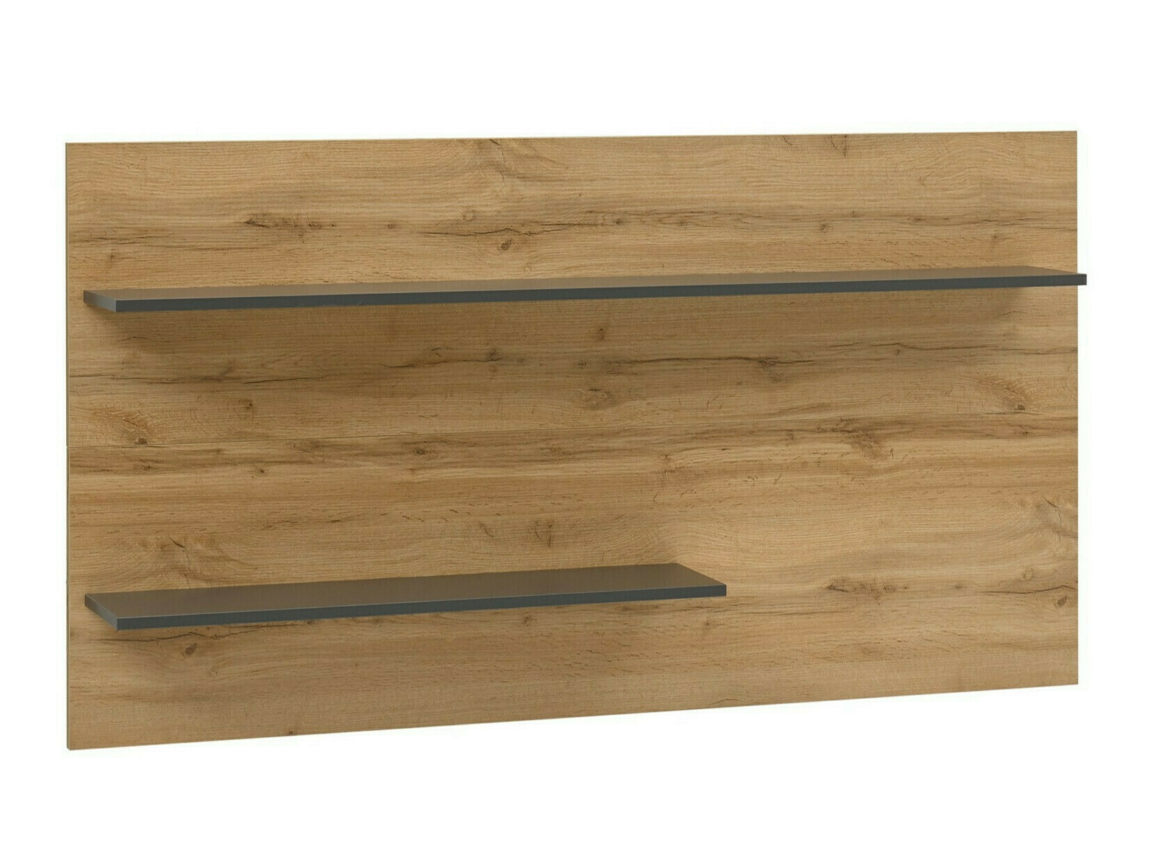 Parete attrezzata Elbsori 137 (Antracite + Quercia di Wotan)