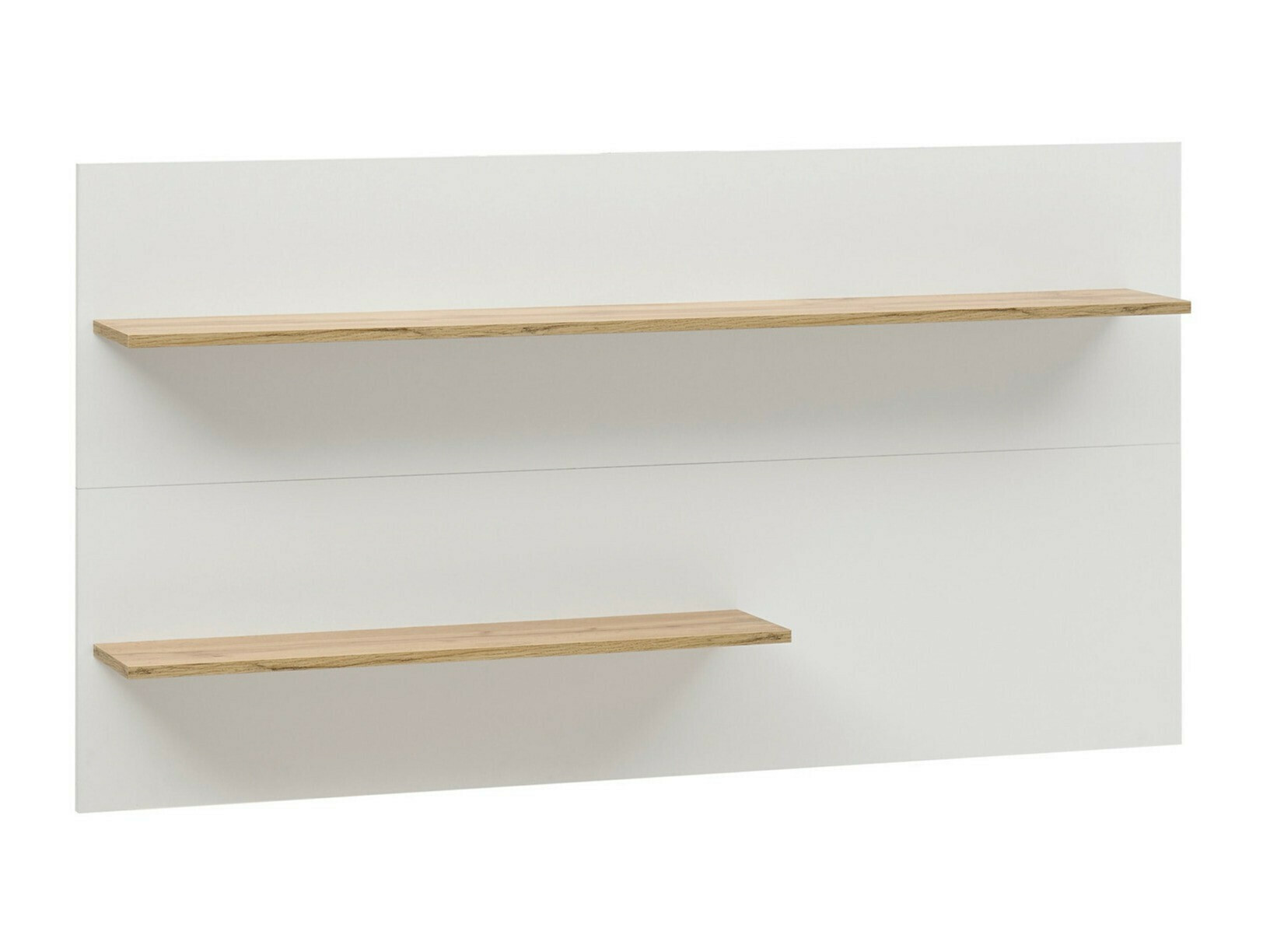 Parete attrezzata Elbsori 137 (Bianco + Quercia di Wotan)