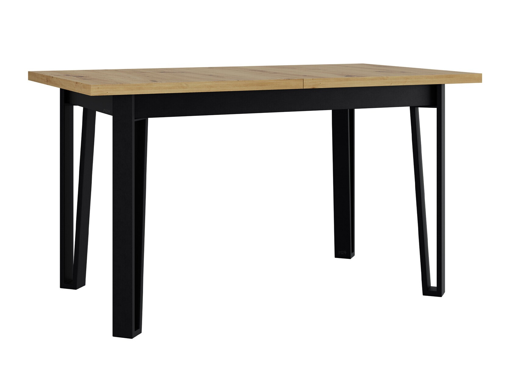 Tavolo Victorville 354 (Rovere Artisan + Nero)