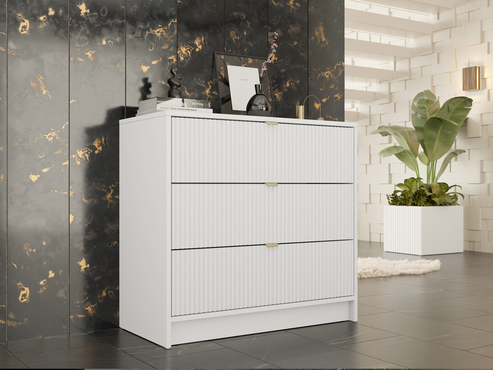 Cassettiera Comfivo Papilio I (Bianco)