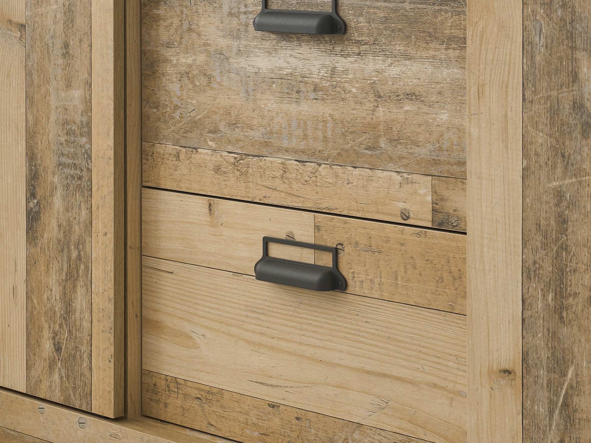 Armadio Cirtale 107 (Antracite + Albero invecchiato)