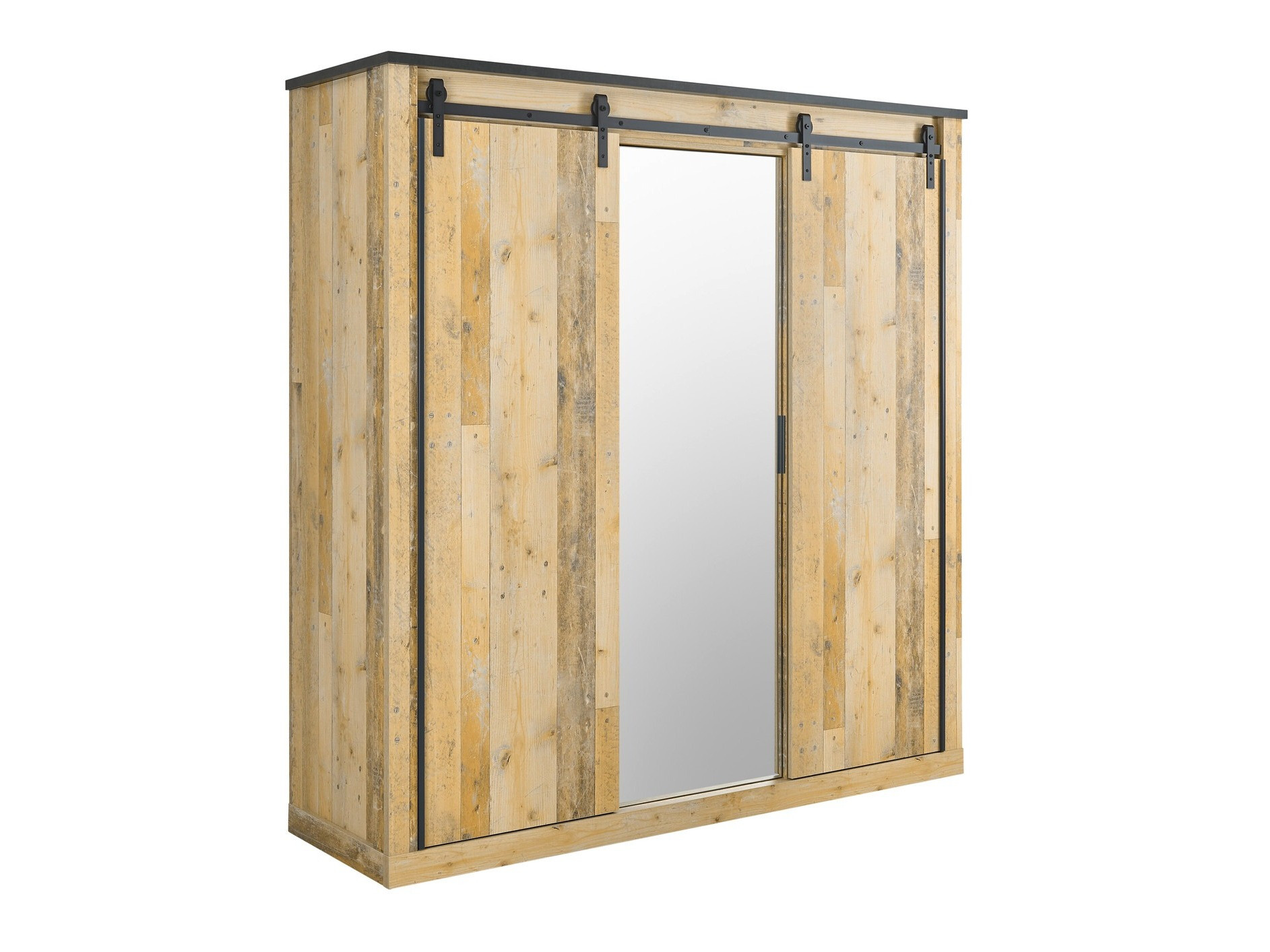 Armadio Cirtale 108 (Antracite + Albero invecchiato)